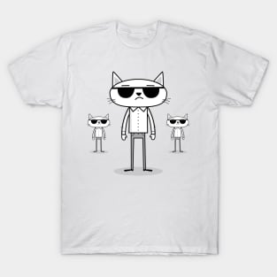 Cool Cats, Snarky Cats, Judgmental Cats T-Shirt